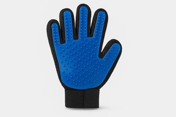 13 Five Finger Pet Grooming Gloves Enhanced Control Deshedding Brush Hair Remover Mit For Sensitive Hard Reach Areas