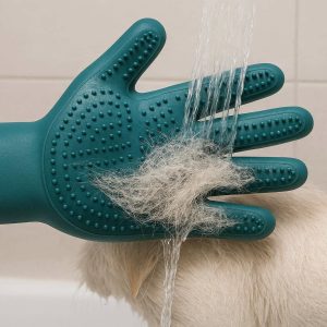 Thickened Silicone Pet Grooming Gloves Heat Resistant Deshedding Brush Hair Remover Mit For Hot Water Bathing