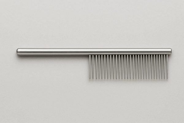 Professional Stainless Steel Pet Grooming Comb Brush Dual Spacing Teeth Hair Styling Tool For Show Dogs