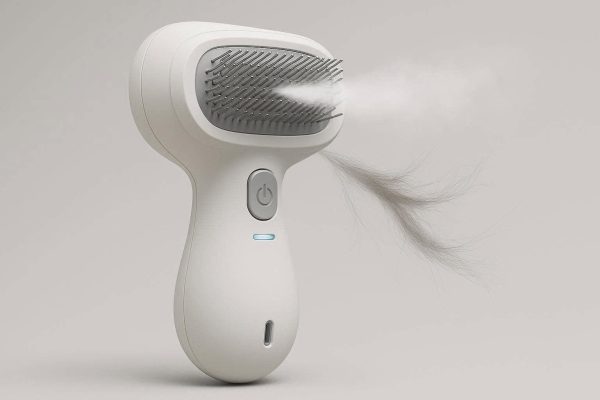 Electric Vapor Pet Spray Brush Rechargeable Ultrasonic Water Mist Comb Steaming Tool For Floating Hair Removal