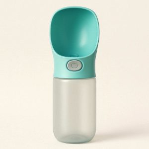 Squeeze Type Pet Water Bottle Portable Dog Travel Cup Auto Pump Dispenser Container For Active Jogging Running